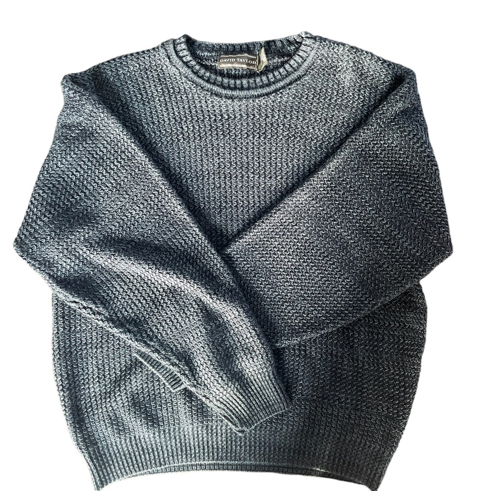 David Taylor size large 100% acrylic sweater